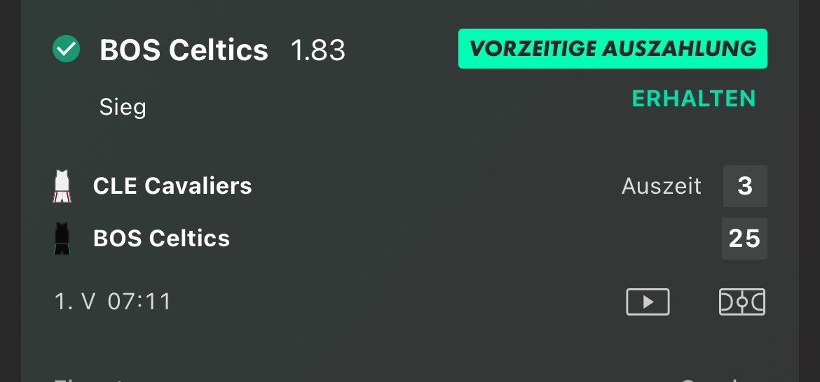 job done after a few minutes, Celtics demolition job, gotta love it 🔥 

#Celtics
#sportsbetting