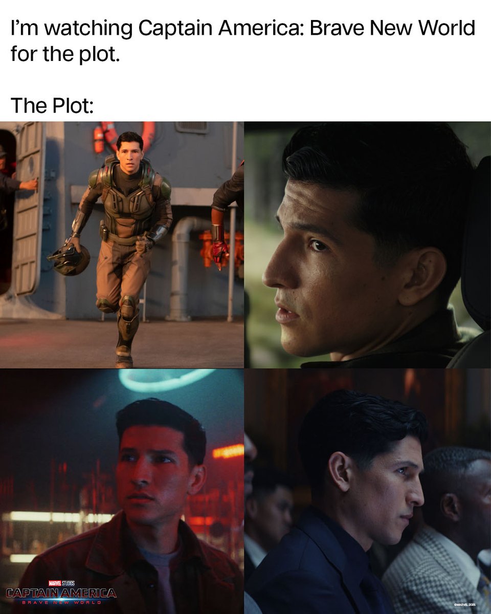 MarvelStudiosCA's tweet photo. Starting a Joaquin Torres fan club! Who's in? 

Marvel Studios’ Captain America: Brave New World, now playing in theatres. Get tickets. https://t.co/FKPKR0t6fV