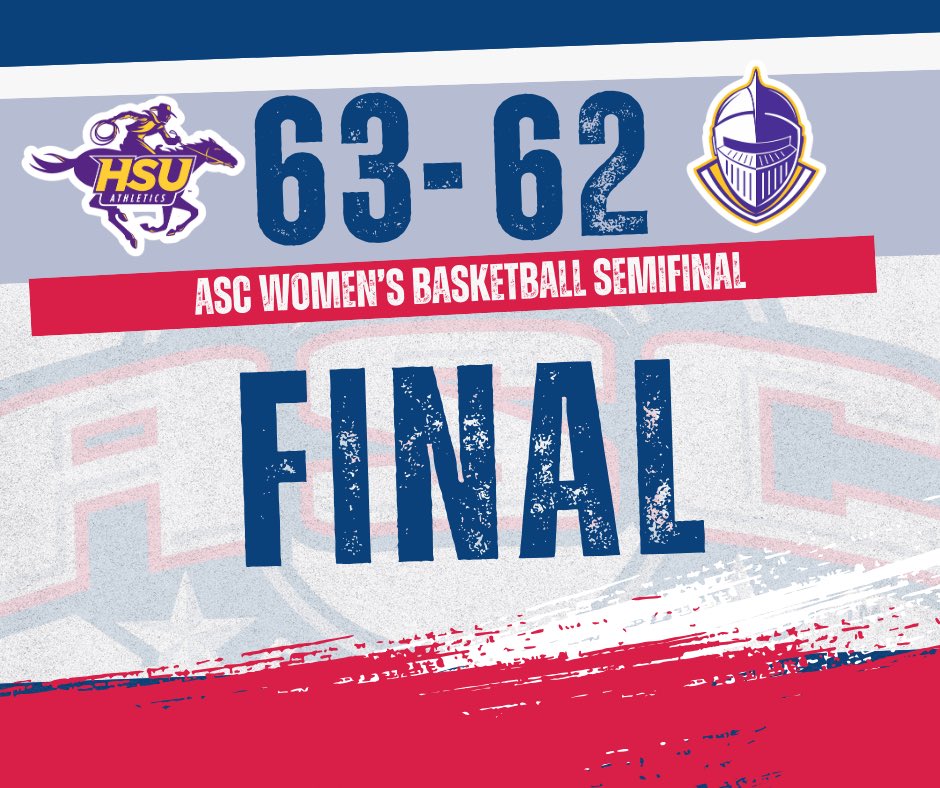 American Southwest (@asc_sports) on Twitter photo WBB | SF 1 | FINAL | HSU 63, UMHB 62
<a href="/cowgirl_bball/">Hardin-Simmons WBB</a> advances to the ASC Championship on Saturday at 6:00 pm and will face the winner of East Texas Baptist and LeTourneau.
#ascsports #aschoops #ascchamps #d3hoops WBB | SF 1 | FINAL | HSU 63, UMHB 62
<a href="/cowgirl_bball/">Hardin-Simmons WBB</a> advances to the ASC Championship on Saturday at 6:00 pm and will face the winner of East Texas Baptist and LeTourneau.
#ascsports #aschoops #ascchamps #d3hoops