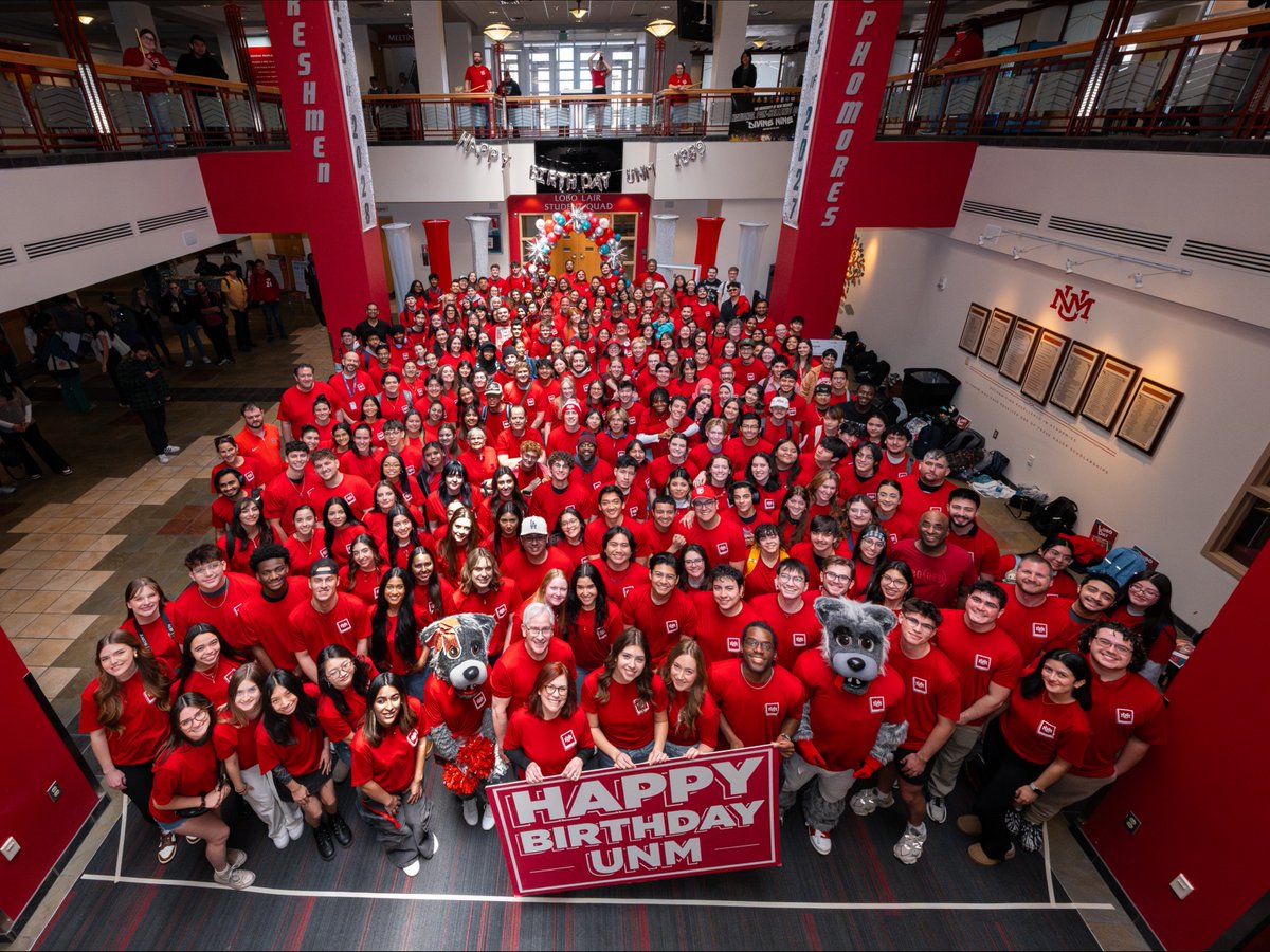 UNM's tweet photo. They grow up so fast! 136 years young. https://t.co/pWD1SgDhhc