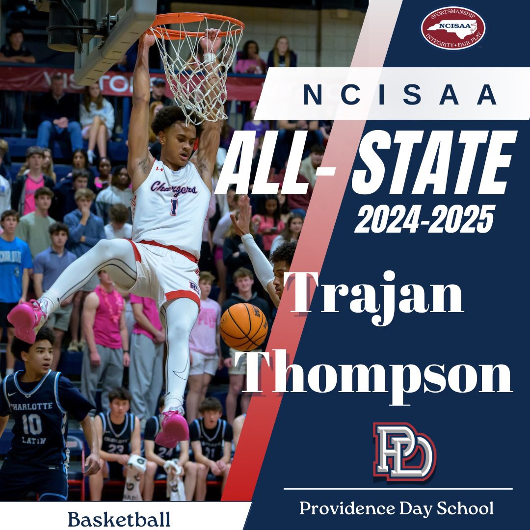 Congrats to <a href="/trajan_thomp/">Trajan</a> on being named to the 4a <a href="/NCISAA1/">NCISAA</a> ALL - STATE Team!