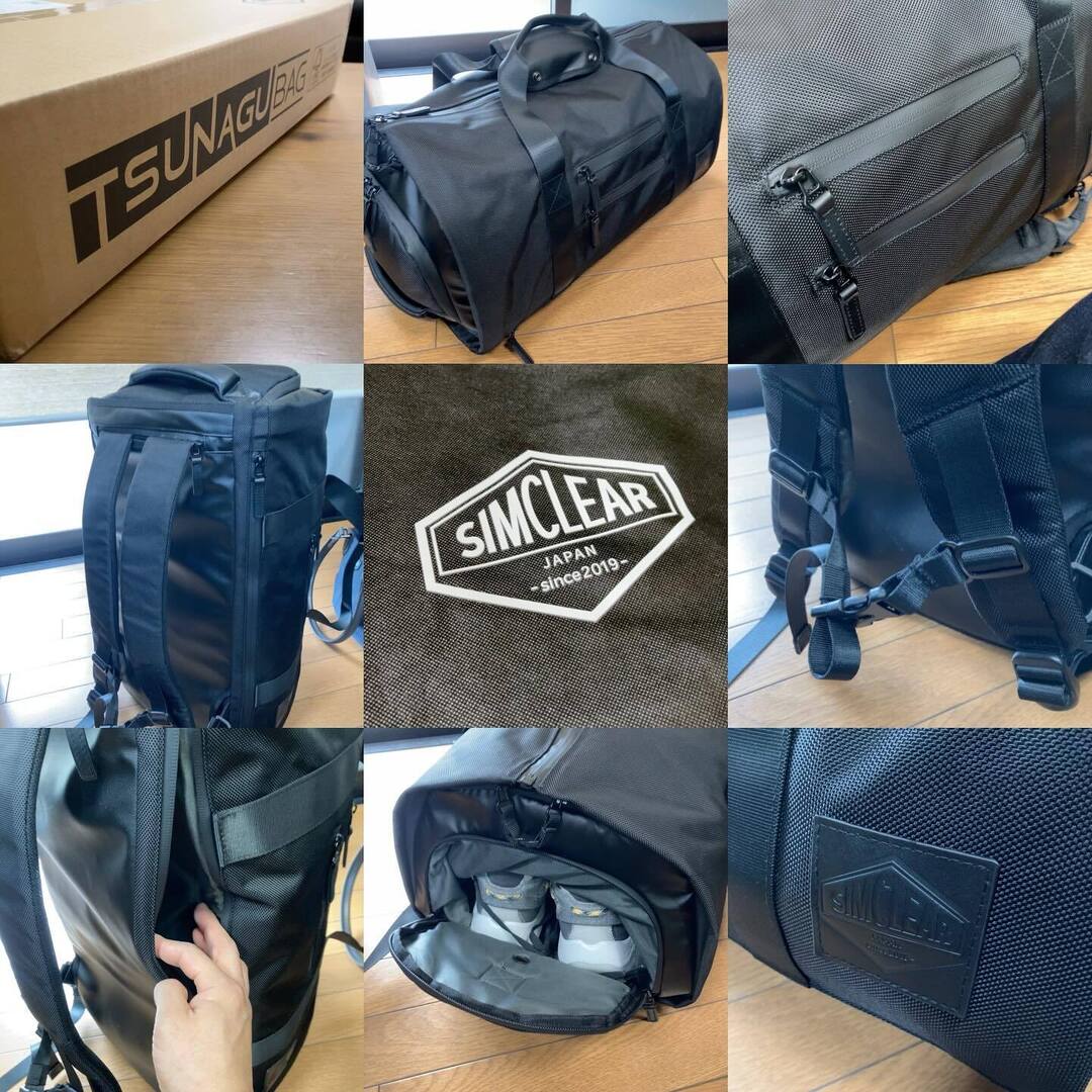 MJ5016's tweet photo. #クラファン で気になって購入した #SIMCLEAR さんの  #TSUNAGUBAG #3WAY なので仕事に旅行にスポーツにと色々使用させていただき、この度ひょんな事から新しくなりました。細かな所で色々と改良されてそう。コレからも大事に使って行こ〜

#MJTW https://t.co/sLZZ1uoFdN https://t.co/BKG6eXdRyJ