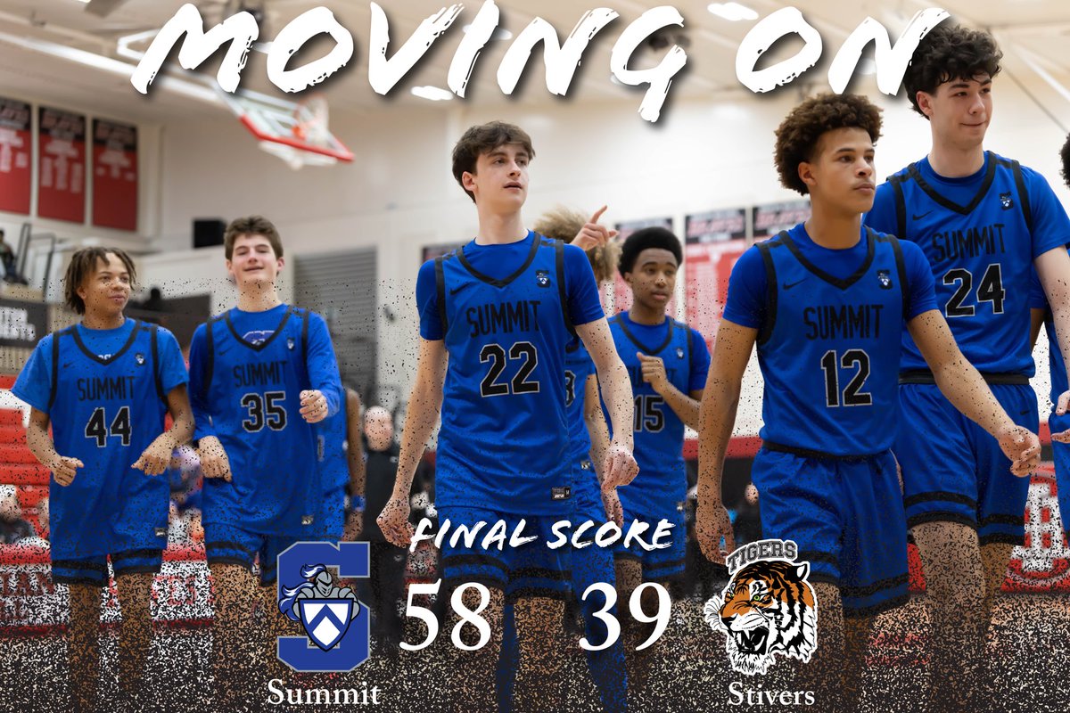 The Summit Silver Knights are District Champions for the first time since 2017!

They advance to the Sweet 16 and will take on Purcell Marian for a spot in the Regional Final.