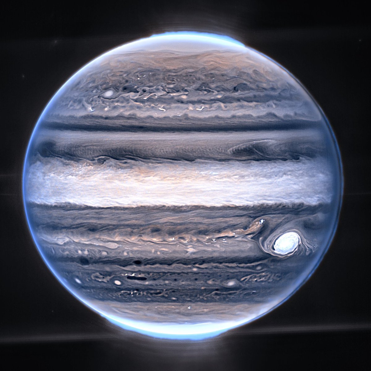 Jupiter as seen from the JWST