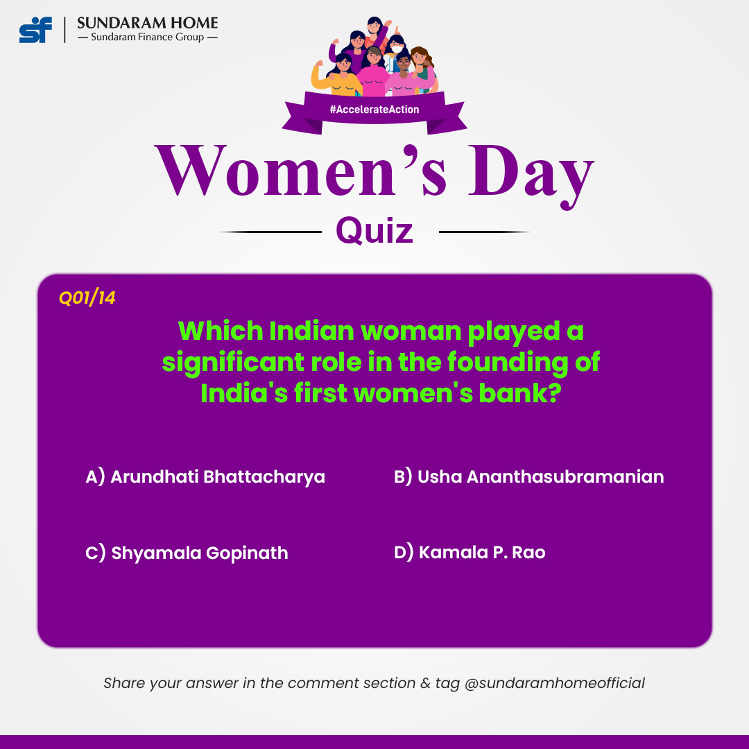 At Sundaram Home Finance, we believe in empowering women. On this special occasion of International Women's Day, we honor the incredible strength, resilience, and achievements of women across the world, and we are committed to accelerating action towards greater equality and