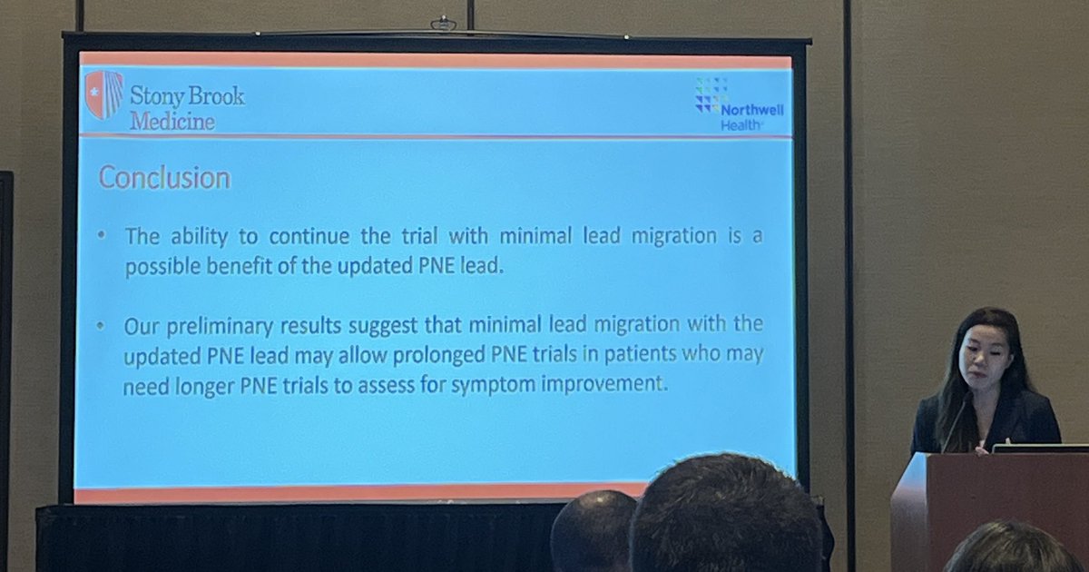 Justina Tam (@jtinatam) on Twitter photo updated <a href="/Medtronic/">Medtronic</a> percutaneous nerve evaluation lead (2020) may allow prolonged PNE trial with minimal lead migration - especially promising for those patients who may benefit from a prolonged trial - presented by <a href="/IeongKelly/">Kelly Ieong</a> <a href="/SBUrology/">Stony Brook Urology</a> <a href="/SmithInstUro/">Northwell Urology</a> <a href="/NYSAUA/">New York Section AUA</a> <a href="/sufuorg/">SUFU</a> #SUFU25 updated <a href="/Medtronic/">Medtronic</a> percutaneous nerve evaluation lead (2020) may allow prolonged PNE trial with minimal lead migration - especially promising for those patients who may benefit from a prolonged trial - presented by <a href="/IeongKelly/">Kelly Ieong</a> <a href="/SBUrology/">Stony Brook Urology</a> <a href="/SmithInstUro/">Northwell Urology</a> <a href="/NYSAUA/">New York Section AUA</a> <a href="/sufuorg/">SUFU</a> #SUFU25
