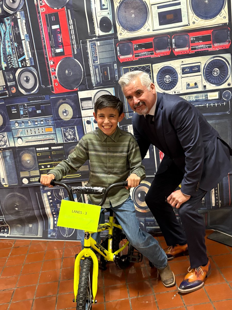 Some people catch lightning in a bottle, but this YISD student seems to be catching wins left and right! Enjoy your new bike, and keep that lucky streak rolling!"#aztecstrong,#THEDISTRICT