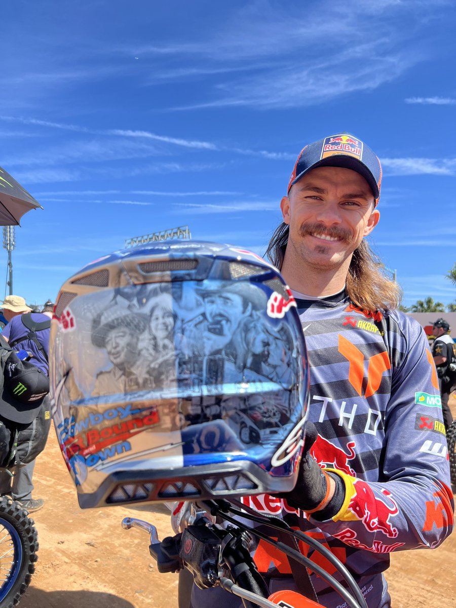 "You got trouble comin', my handle is Smokey Bear, and I'm tail-grabbin' yo' ass right now!"

-Aaron Plessinger in the 2025 Daytona Supercross.