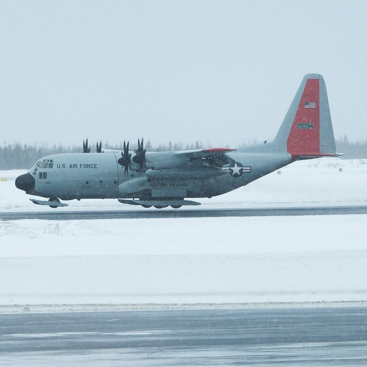 New York National Guard dropped in today.