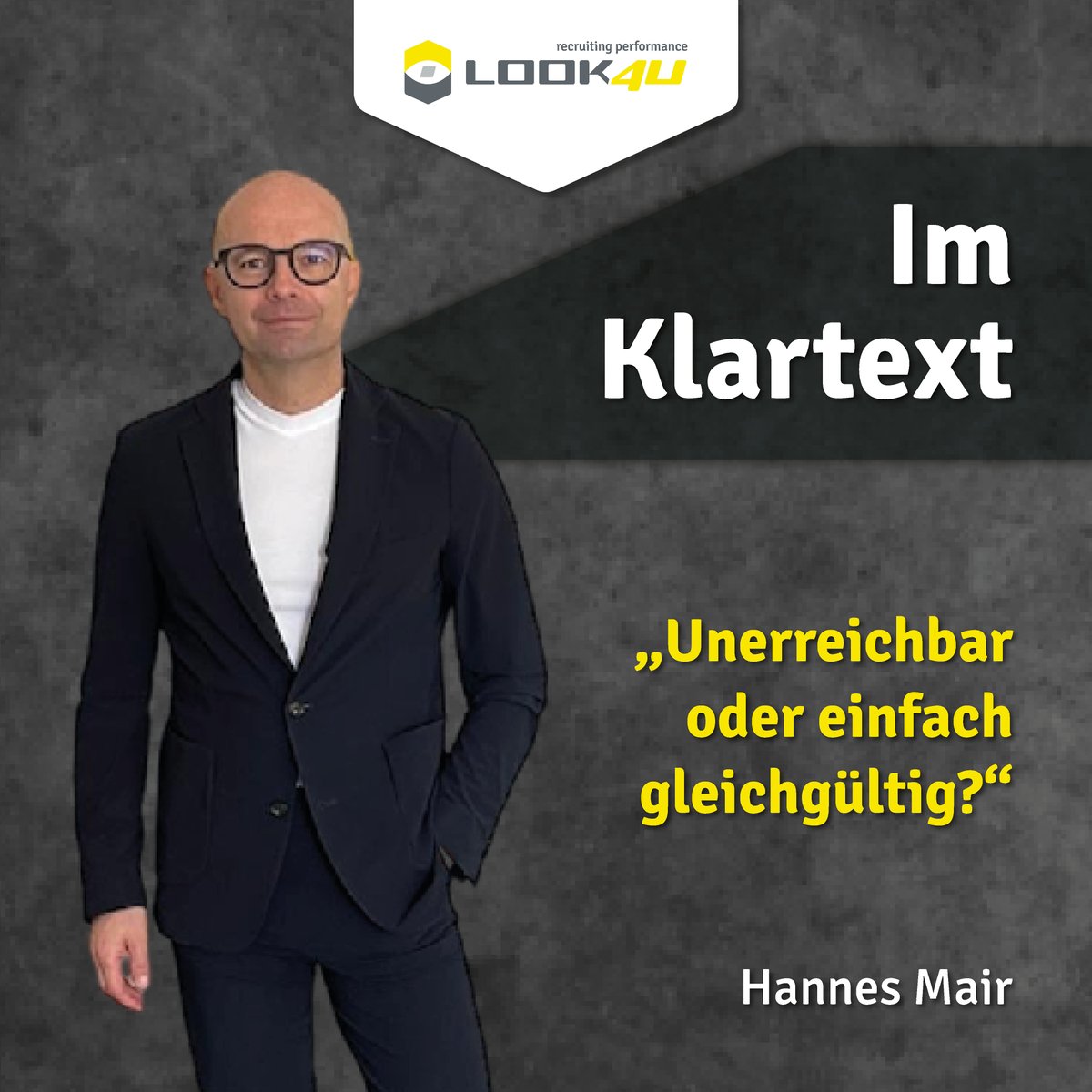 HMlook4U's tweet image. 📞🤔Unerreichbar oder einfach gleichgültig? Im Klartext mit Hannes Mair - Dolomitenmarkt vom 01.03.2025. 📢 Die Erreichbarkeit von Kandidaten ist oft eine Herausforderung. Wie geht ihr mit solchen Situationen um? #RecruitingHacks #Kommunikation #JobSuche #Flexibilität #HannesMair