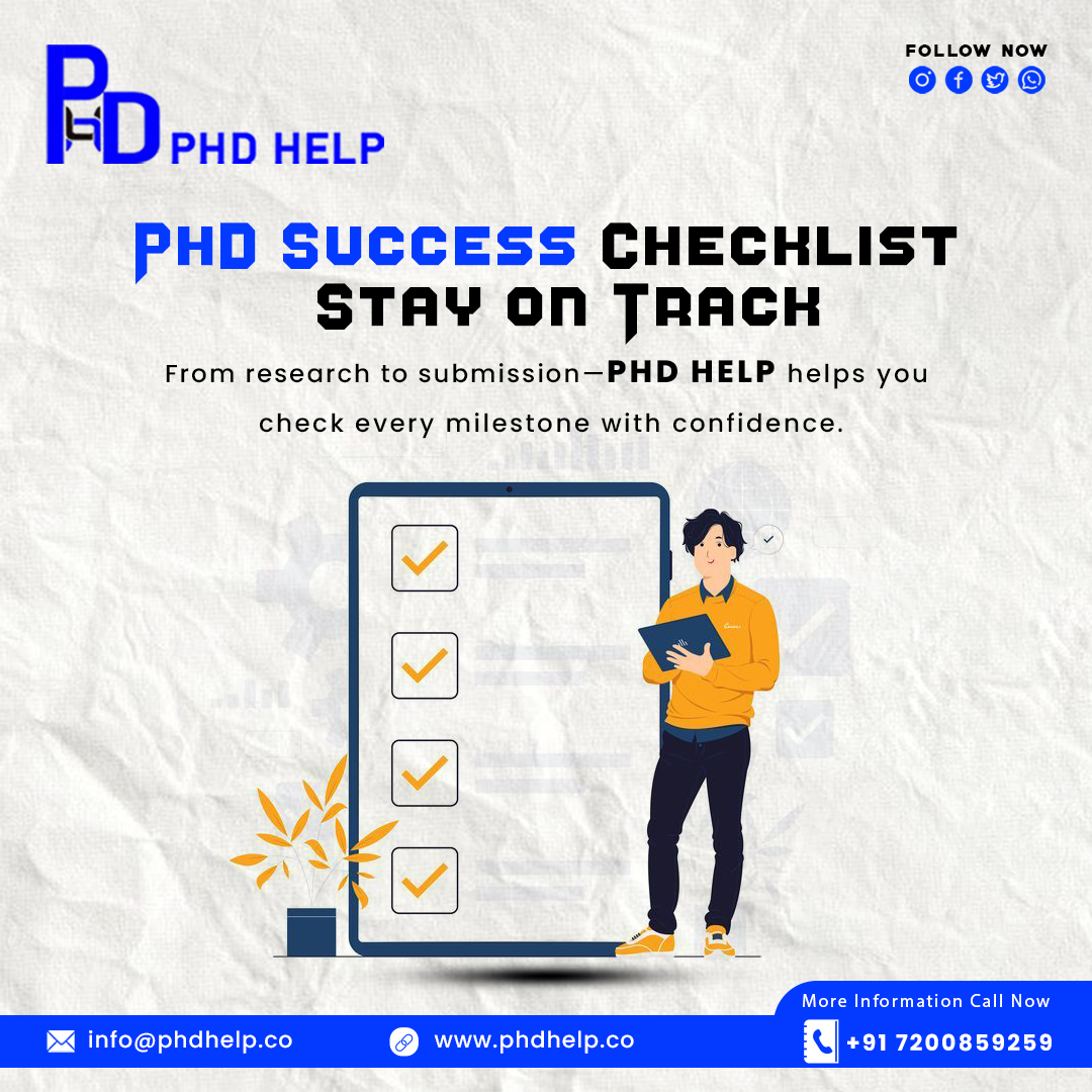 phdhelp2017's tweet image. 🎓 PhD Success Checklist – Stay on Track! ✅
From research to submission, PHD HELP is here to guide you through every milestone. Let’s complete your PhD journey with confidence! 🚀
📩 info@phdhelp.co | 🌐 phdhelp.co
#PhDHelp #SuccessChecklist #PhDJourney