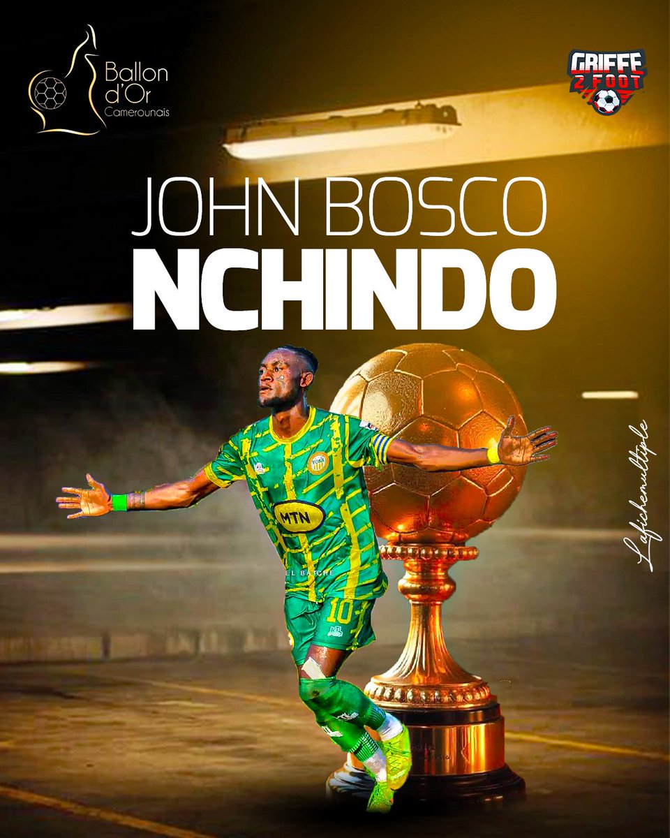 Félicitation au Ballon D'or 2024 , 
JOHN BOSCO NCHINDO 
Félicitation à ton équipe communication <a href="/Kosi_foottalk/">KOSI_FOOTTALK</a>