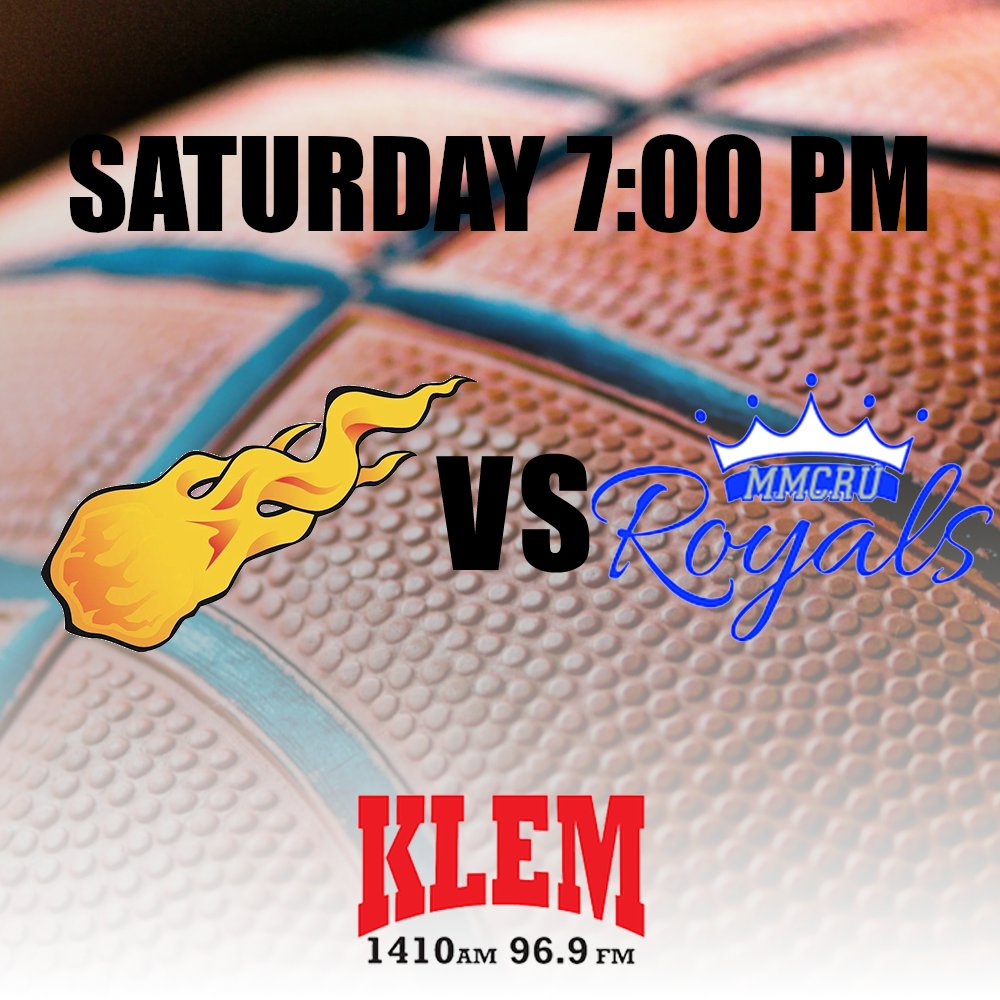 It's substate final Saturday, and <a href="/MMCRUBBALL/">Royals Basketball</a> is participating in it for the first time ever!

Tonight, the #3 Royals look to make history with a matchup against Boyden-Hull in Sioux Center. 

Pregame at 6:45, tip-off at 7:00

📻1410 AM and 96.9 FM
💻klem1410.com/listen-live
