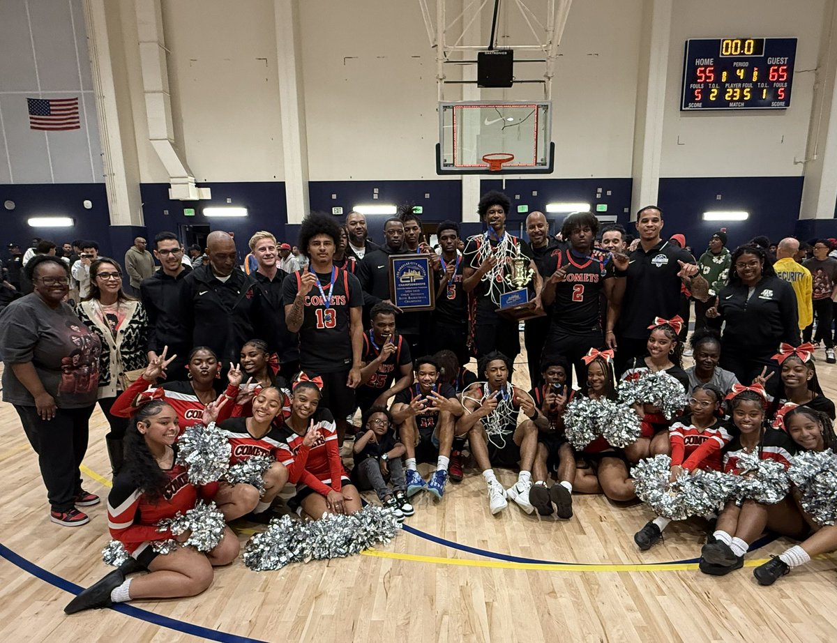Boys Open Division:

Westchester 65 🏆

Chatsworth 55

Congratulations to the Comets on their 16th #CIFLACS title and first since 2020! 👏👏🥇