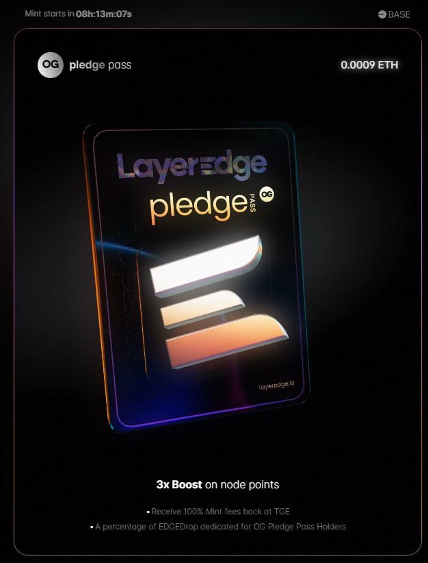 Jayjay_gajet's tweet photo. 📞 New Update on LayerEdge - Read Carefully!

- Tasks section: You will earn $EDGE points by completing tasks
- Mint section: After 8 hours OG 
-Proof section:  write anything and submit to get points which will in turn be added to your node points. https://t.co/uOmF2zkwW1