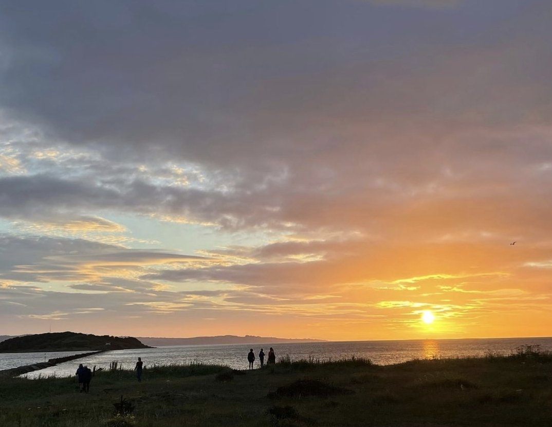 16 weeks! 
Sunrise is 4.26am - the aim is to cycle to Cramond sea front in time to see it. And have a free Stewart Brewing beer while you celebrate. Sit on the 'grassy knoll' or walk down to the beach or Cramond Island causeway. It's a magical moment 🌞 
ridetothesun.co.uk/register