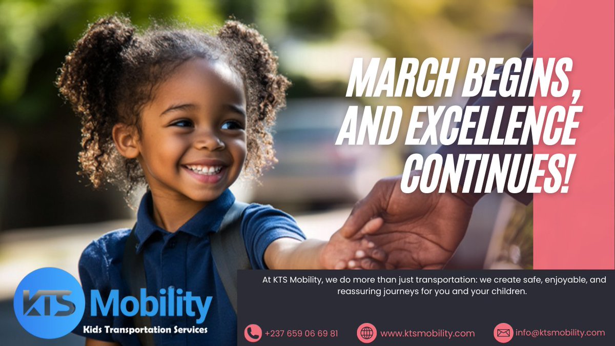 rideKTS's tweet photo. At KTS Mobility, we do more than just transportation: we create safe, enjoyable, and reassuring journeys for you and your children. 🏫🚖

💡 This month, choose quality, reliability, and peace of mind.
🚘 With KTS Mobility, every trip is a promise kept.
📍 Book your ride now https://t.co/8YJF5rYzZH