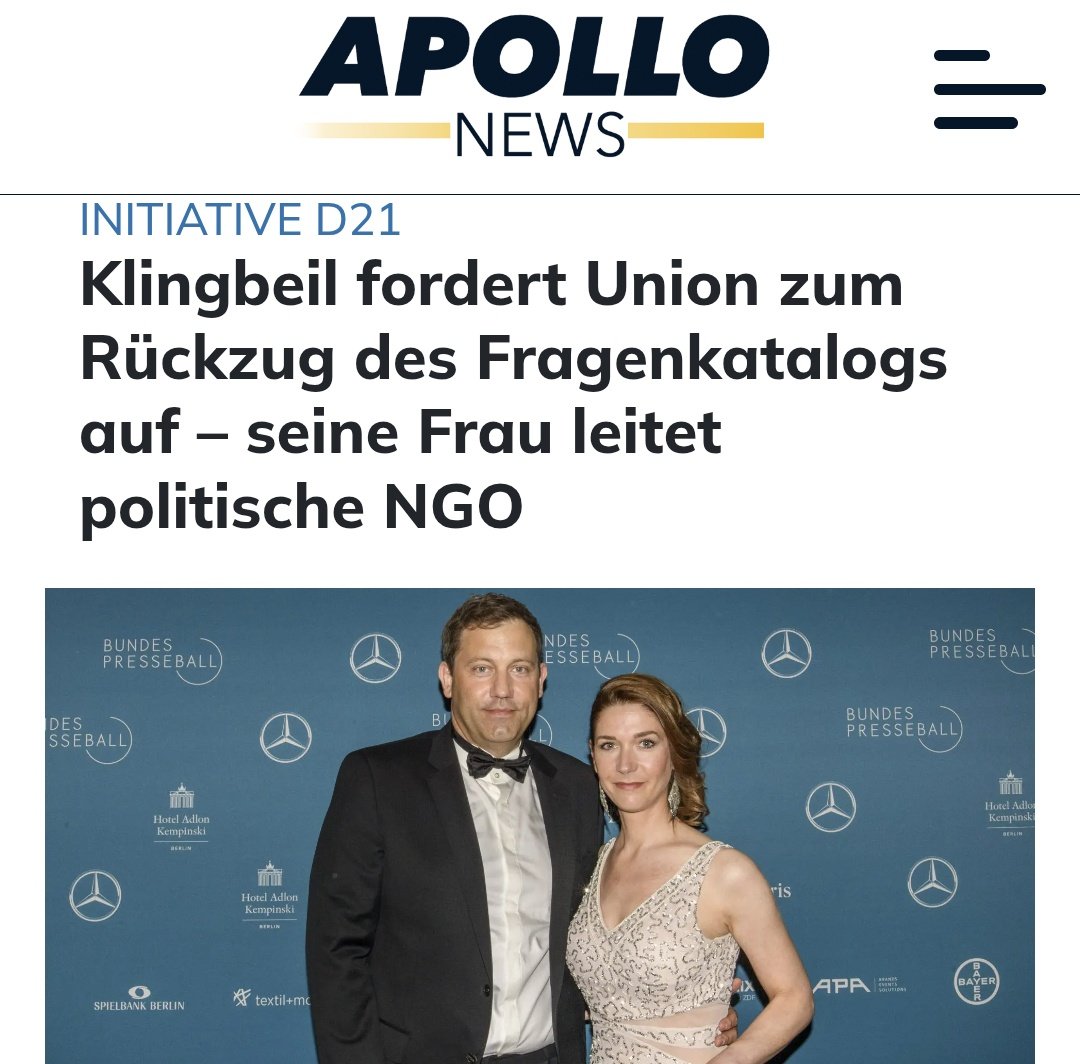 <a href="/stephanpalagan/">Stephan Anpalagan</a> Vielleicht ist Melania mit Linnemann liiert? Oder wat?