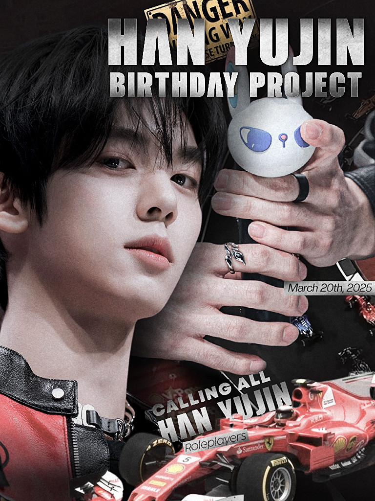 Repost are appreciated 🎉

We, PlanetHYJ, are looking for more 𝐇𝐚𝐧 𝐘𝐮𝐣𝐢𝐧‘𝐬 𝐑𝐨𝐥𝐞𝐩𝐥𝐚𝐲𝐞𝐫𝐬 to join us in celebrating Yujin’s day on March 20, 2025. We’re also looking for SQ/OA to be our friend. Help us tagged their account on the reply section! 🏎