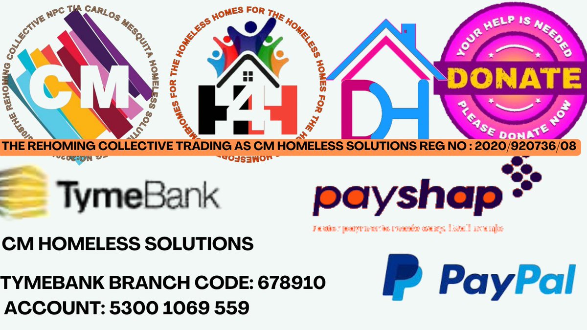 rehomingcarlos's tweet image. CM Homeless Solutions
Tymebank 678910
Acc: 5300 1069 559
Thank you
Carlos