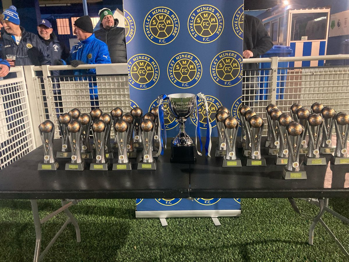 Congratulations to Staveley Miners Welfare on winning the Barry &amp; Pam Crownshaw (South West) Division 24/25 season. 👏🏻👏🏻👏🏻