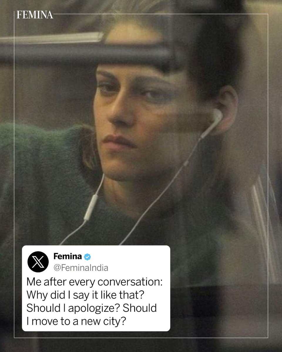 FeminaIndia's tweet image. Overthinking is my cardio 🤯 

#Femina #Tweets #Overthinker