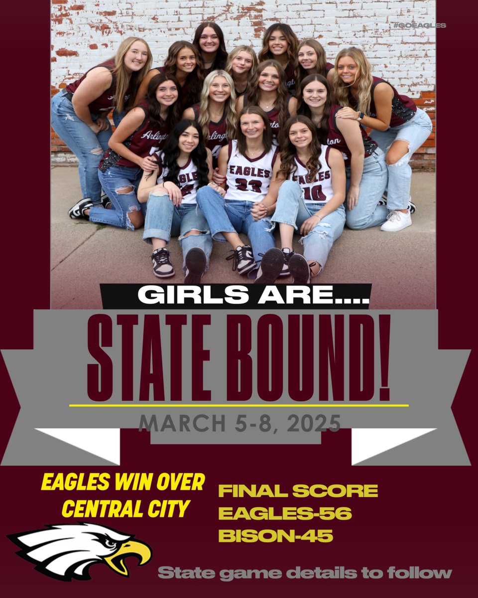 THE EAGLES WIN! They are going to state for the first time in over 20 years!! #GoEagles  #ArloProud