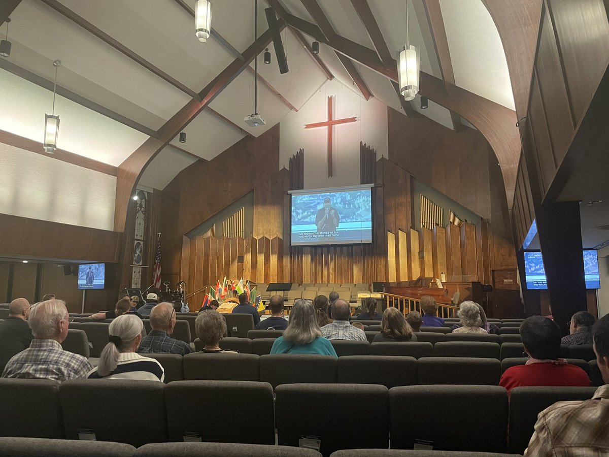Participating in #Gather25 at <a href="/FWCBville/">FWC Bartlesville</a> in Bartlesville Oklahoma. Excited to hear all God is doing…and praying for more!