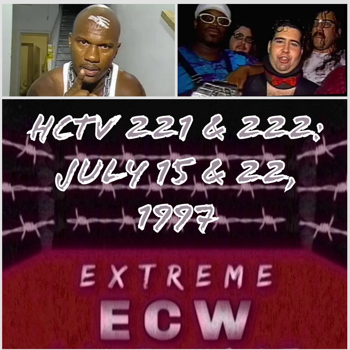 Now Available!!

On this episode we are coverinng ECW Hardcore TV 221 &amp; 222 from July 15 &amp; 22, 1997!

Available exclusively on the <a href="/BTT_Podcast/">Booking The Territory 🎙</a> $5 Patreon tier 

Patreon.com/bookingtheterr… 

Hosts: <a href="/MPRU83/">Mike Pru</a>  <a href="/JohnVanDamage/">_</a> <a href="/LeoWyatt85/">Rick Beebe</a> 

#ECW #BTTJVGoonSquad