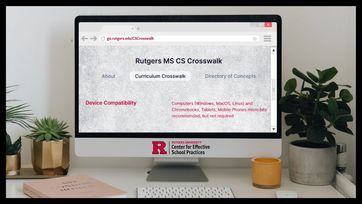 RutgersCESP's tweet image. With the free Curriculum Crosswalk tool, all compatible devices are listed so you can decide whether or not you have the classroom infrastructure to execute the course. Find the best courses for your classroom needs here: buff.ly/4aZtsiJ #CSCourses #TeacherTools