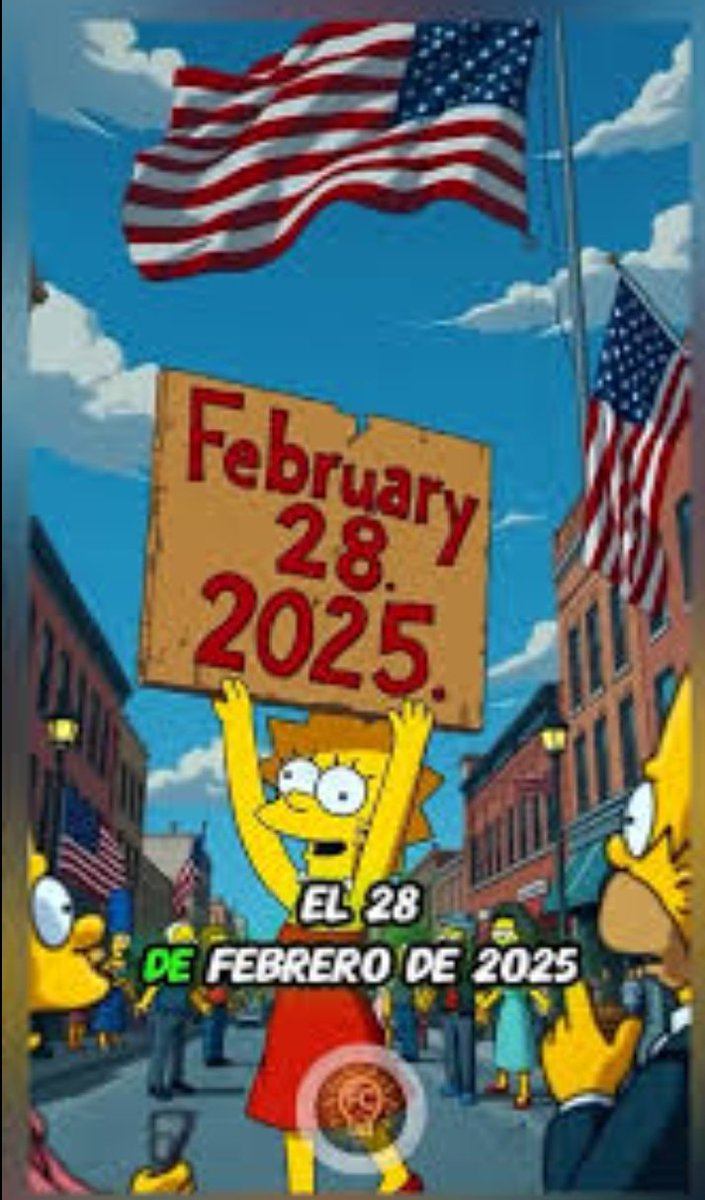 Será que los Simpson lo volvieron a hacer... 28 de febrero de 2025...