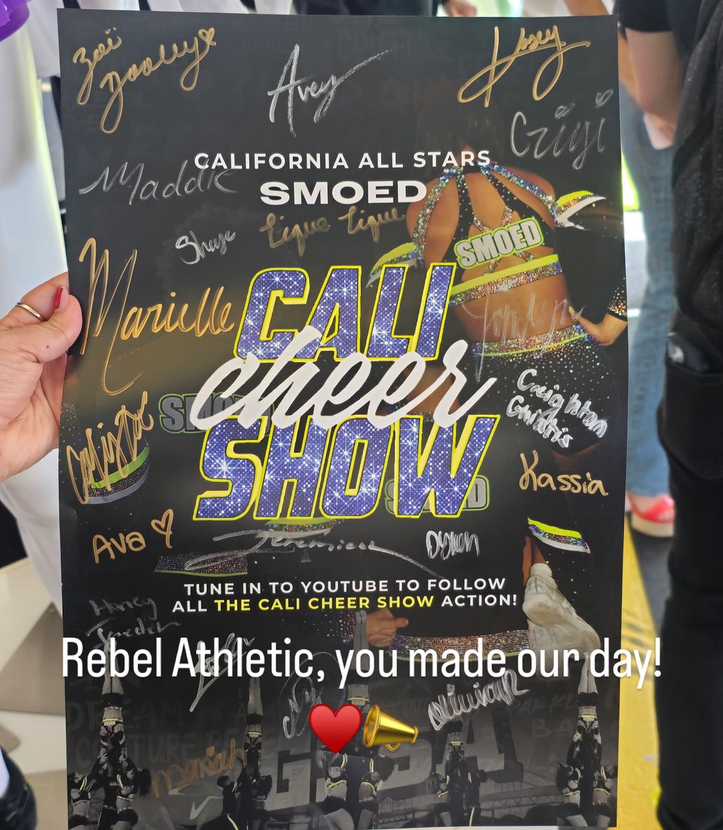 Cali Cheer Show (@calicheershow) on Twitter photo #rebelathletic thank you for hosting such an awesome meet and greet for <a href="/CaliCheerShow/">Cali Cheer Show</a> 📣♥️#cheerleading #rebelathletic thank you for hosting such an awesome meet and greet for <a href="/CaliCheerShow/">Cali Cheer Show</a> 📣♥️#cheerleading