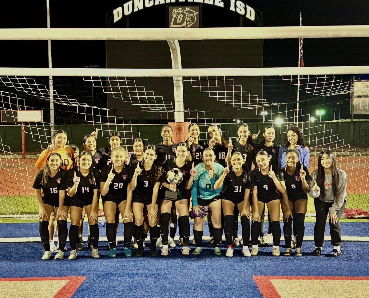 DHS_G_Soccer's tweet photo. Tonight’s win wrapped up district play. Meet your 2025 DISTRICT CHAMPS!!! https://t.co/PhJHutZr5b
