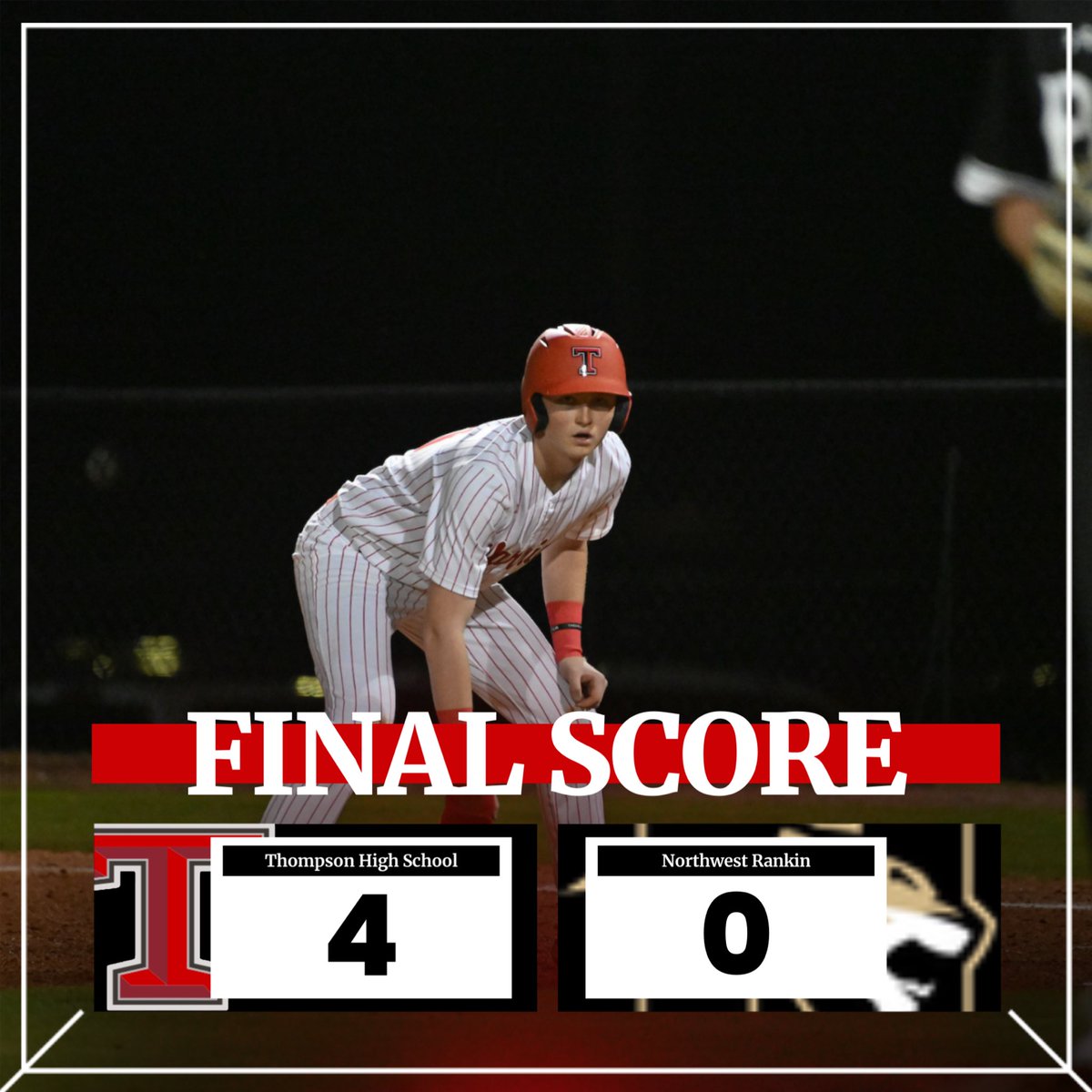 Thompson Warrior Baseball tweet media