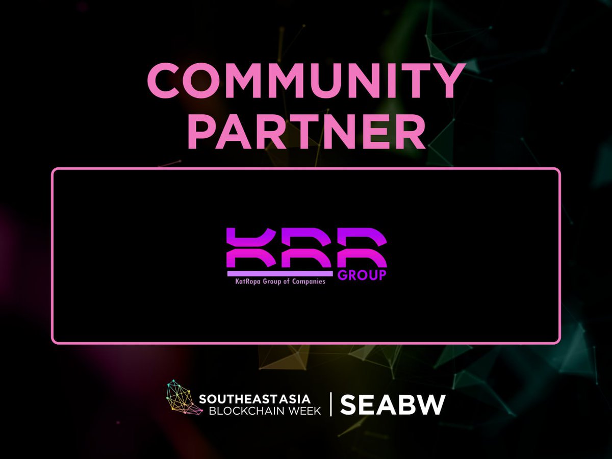 krrgroup's tweet photo. 🚀 Exciting news KatRopa Fam! KRR Group is a proud partner of Southeast Asia Blockchain Week 2025! 🎉

To celebrate, we're giving away 50 coupons for a 20% discount on your tickets! 🎟✨

Read More 👇 https://t.co/WKyatvVcT3