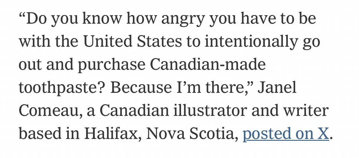 VeryBadLlama's tweet image. that awkward moment when you get so irritated with the United States that you get quoted in the New York Times