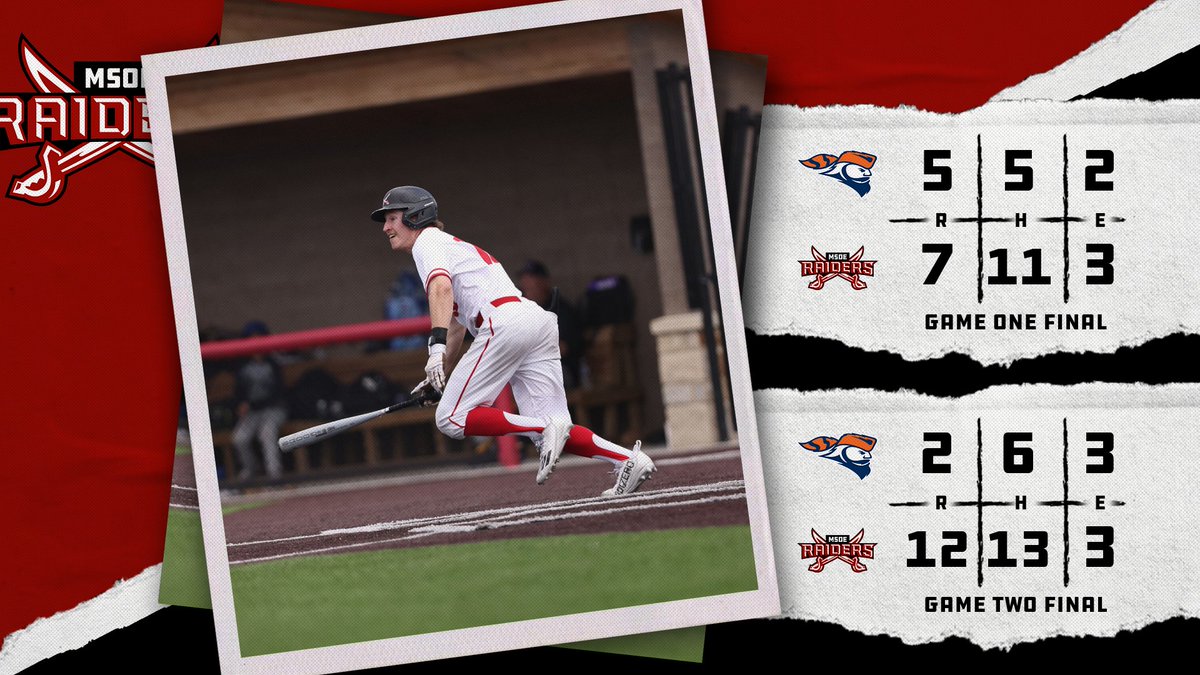 ⚾️ @msoe_baseball | FINAL

The Raiders complete the Opening Day sweep of the Pioneers on a run-rule walk-off, as the Red and White start the season a perfect 2-0!

#TheRaiderWay #d3bsb