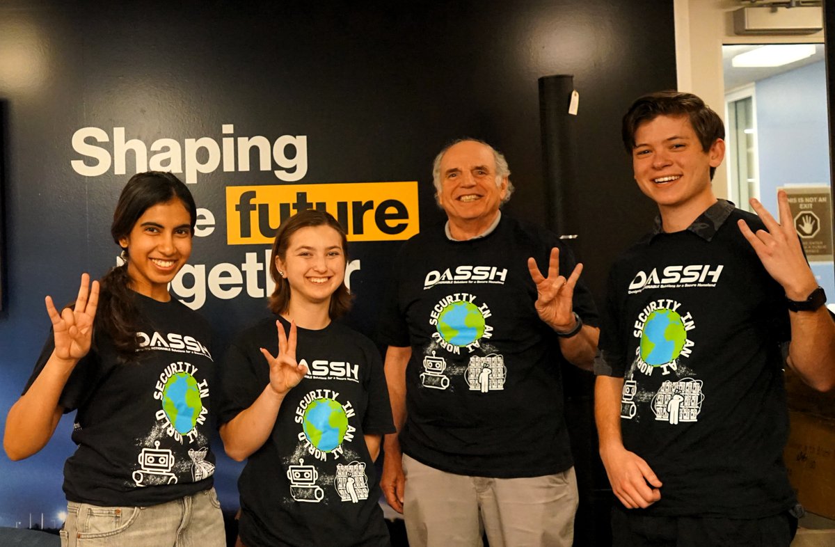 CAOE_ASU's tweet photo. 🚀  DASSH 2025 is officially underway! 🎉

The energy is high as we kick off this exciting three-day event, bringing together some of the brightest minds to tackle real-world homeland security challenges. Stay tuned!💡✨ 

@dhsscitech
#DHS_COE_research #CAOE #DASSH2025 https://t.co/BPTxRyH62z