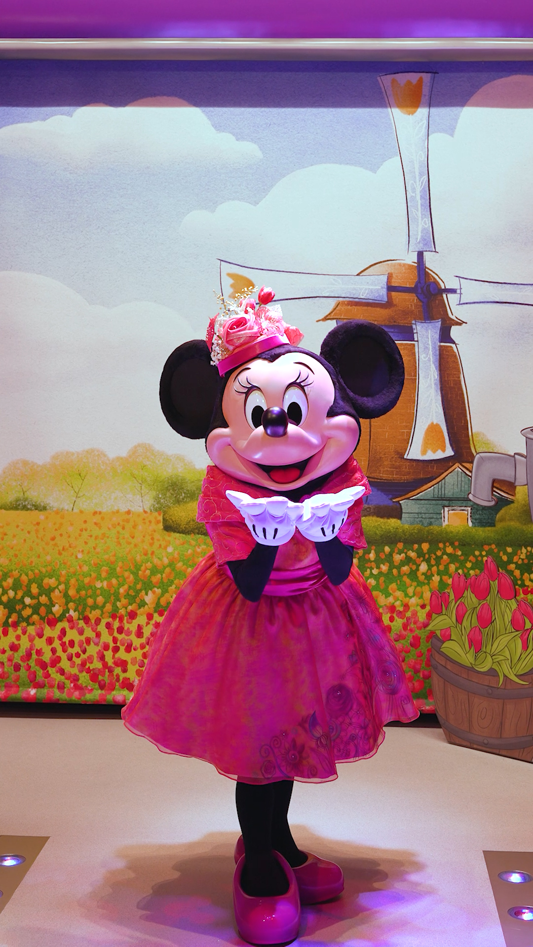 東京ディズニーリゾート ミニーの光るペンダント - 魔女っ子