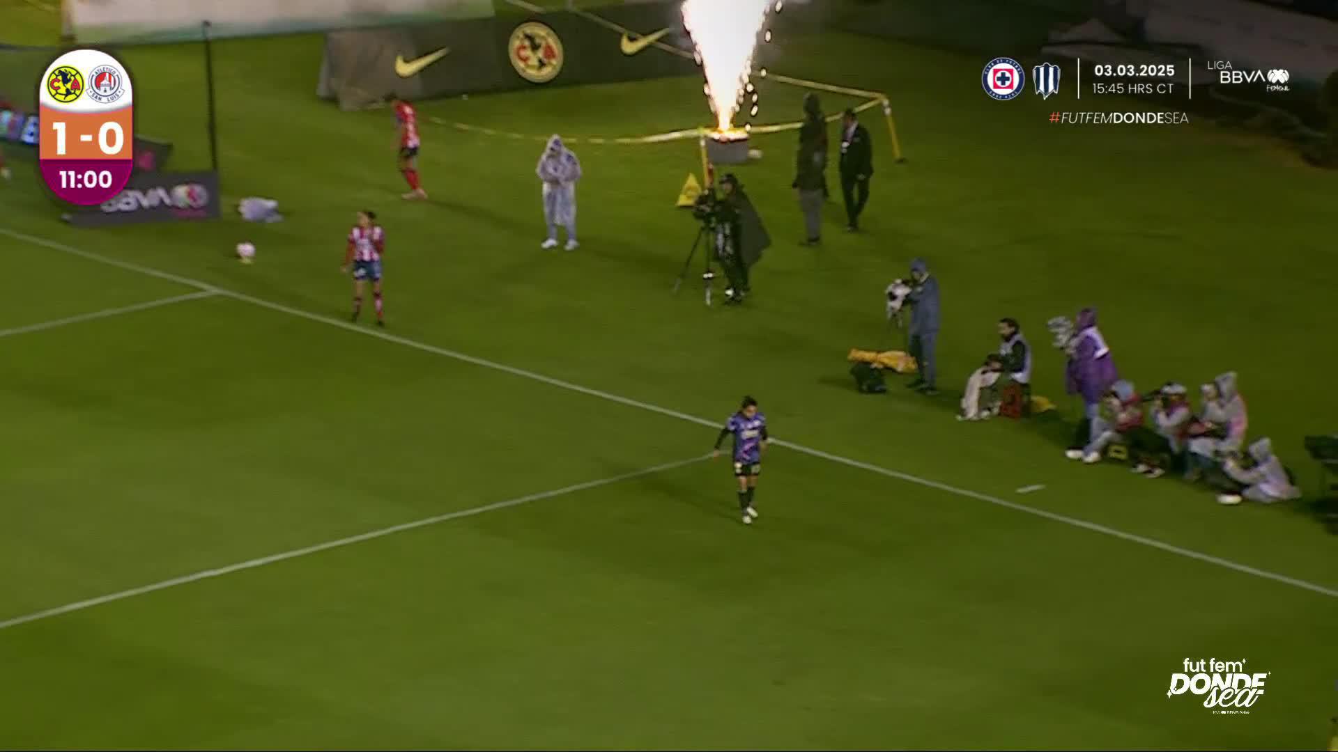 🥵 ¡GOOOOL! Natalia Mauleón marcó su gol #24 con las 🦅Águilas.👉🏼 #FutFemDondeSea