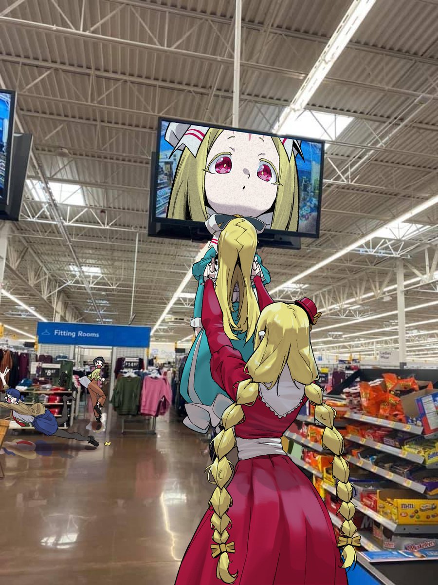 Alice was just a bit curious abt that tv
#まほあこ #魔法少女にあこがれて