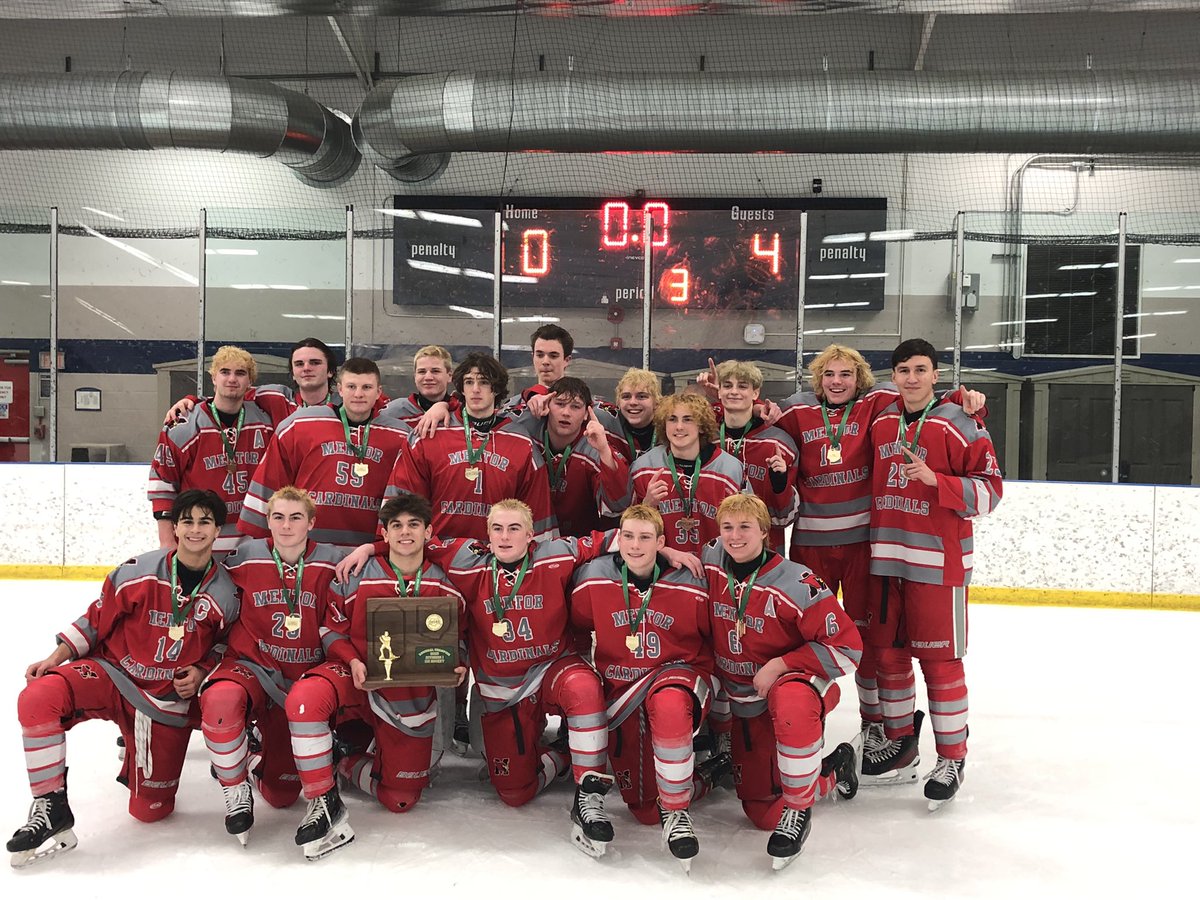 Paul McKito (@bigreddukes7) on Twitter photo SCORING SUMMARY: 1st Period: 4:05 Trobenter SHG (Trem) 2nd Period: 8:59 Jake Mackey (Joe Mackey) 3rd Period: 14:18 Biondolillo (Joe Mackey, Swinehart) 2:43 Joe Mackey (Jake Mackey) <a href="/MentorAthletics/">MentorAthletics</a> <a href="/mentorhockey/">Mentor HS Hockey</a> <a href="/mentorschools/">Mentor Schools</a> <a href="/CardinalNa8ion/">Cardinal Nation</a> <a href="/Mentor_Hockey/">Mentor Youth Hockey</a> SCORING SUMMARY: 1st Period: 4:05 Trobenter SHG (Trem) 2nd Period: 8:59 Jake Mackey (Joe Mackey) 3rd Period: 14:18 Biondolillo (Joe Mackey, Swinehart) 2:43 Joe Mackey (Jake Mackey) <a href="/MentorAthletics/">MentorAthletics</a> <a href="/mentorhockey/">Mentor HS Hockey</a> <a href="/mentorschools/">Mentor Schools</a> <a href="/CardinalNa8ion/">Cardinal Nation</a> <a href="/Mentor_Hockey/">Mentor Youth Hockey</a>