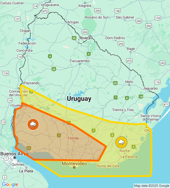 Instituto Uruguayo de Meteorología tweet media