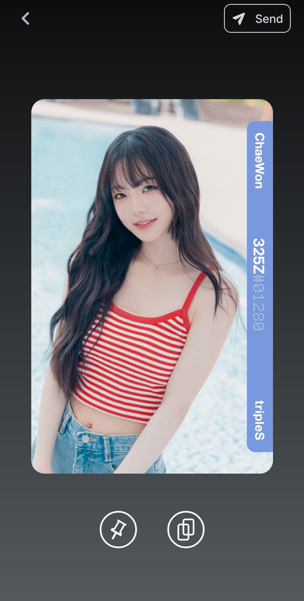 sss_naky's tweet photo. tripleS objekt giveaway
Chaewon d325z

rules:
like, rt, follow
comment id

optional:
send any objekt (+50 entries)
send any naky or yooyeon objekt (+100 entries)
send any grid objekt (+100 entries)

ends when i finish naky 2nd divine set
id yxing https://t.co/VQwyLjycrR