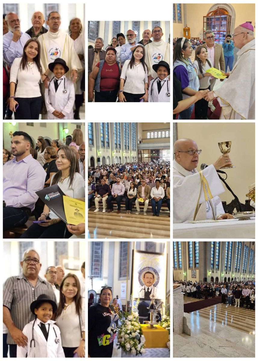 sandraalfaro's tweet photo. #28Feb25 #SandraAlfaro Hoy, con orgullo venezolano, asistimos a la misa en la Catedral de #Maturín, Nuestra Señora del Carmen, en la ocasión del júbilo que sentimos por la canonización de nuestro primer Santo, el Dr. José Gregorio Hernández, alabado sea el Señor. https://t.co/eBRJcKJa9E