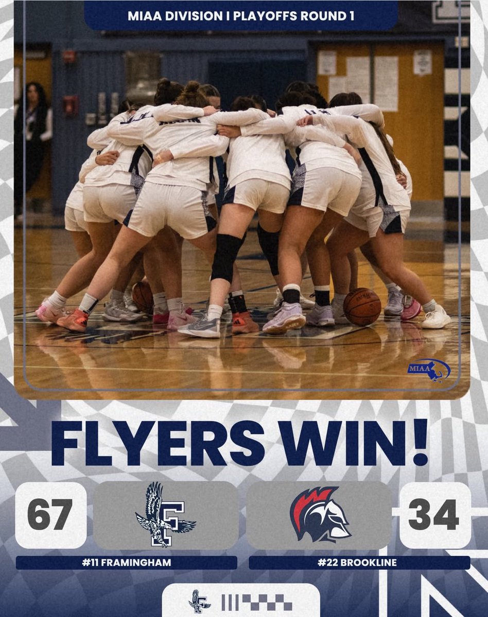 FHS Girls Basketball (@flyergirlshoops) on Twitter photo Big Win against a tough Brookline team.
Allie Regan 20pts, 9 assists, 7 steals, 6 rebs
Zoe Rabinovitz 18pts, 7 assists, 6 rebs
Stephie Regan 11pts, 6 steals, 14 rebs
Bri Diaz 10pts, 5 steals
<a href="/TrevorHass/">Trevor Hass</a> <a href="/keith_pearson/">Keith Pearson</a> <a href="/MetroWestSports/">Daily News Sports</a> <a href="/GlobeSchools/">Boston Globe Schools</a> <a href="/bostonherald/">Boston Herald</a> Big Win against a tough Brookline team.
Allie Regan 20pts, 9 assists, 7 steals, 6 rebs
Zoe Rabinovitz 18pts, 7 assists, 6 rebs
Stephie Regan 11pts, 6 steals, 14 rebs
Bri Diaz 10pts, 5 steals
<a href="/TrevorHass/">Trevor Hass</a> <a href="/keith_pearson/">Keith Pearson</a> <a href="/MetroWestSports/">Daily News Sports</a> <a href="/GlobeSchools/">Boston Globe Schools</a> <a href="/bostonherald/">Boston Herald</a>