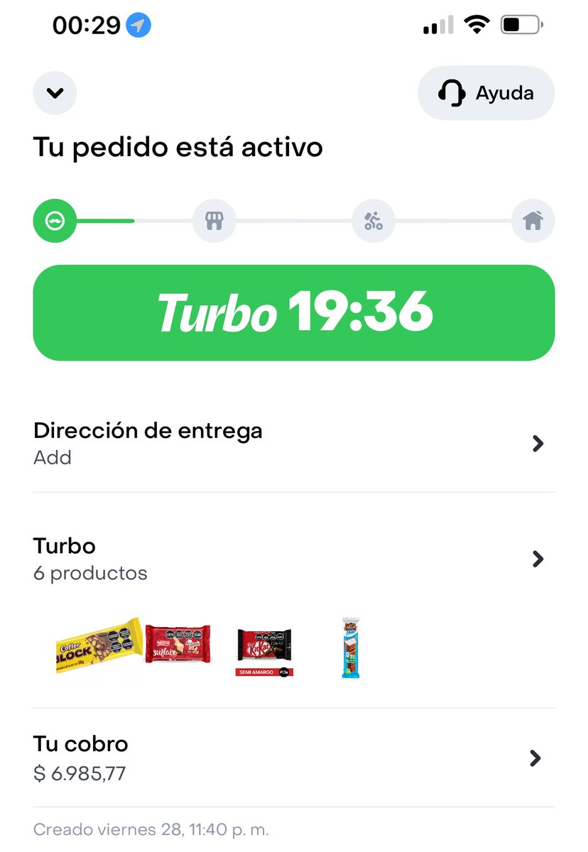 Brus992's tweet photo. Usando Twitter en modo reclamo.

Rappi por 3ra vez me estafa en mis pedidos. En este caso, sigo esperando un Rappi Turbo hace 45' y no me deja cancelar mi pedido ni hablar con un asesor. Ya perdí $15.000 que no me devolvieron, no quiero perder $7.000 más. 

@RappiArgentina https://t.co/uWNKSE1ZYj