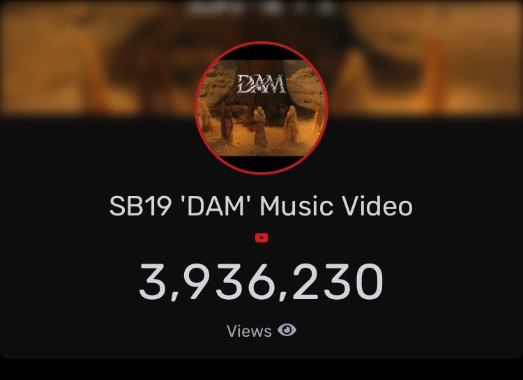 they are with us, A’TIN. 🥺 ang saya sa pakiramDAM! 

The unbeatable SB19xA’TIN with 1z, ninangs and mama <a href="/sonymusicph/">Sony Music Philippines</a>. Hyping us and cheering for us! Talaga naman ATIN TO! 🔥

HETO NA HETO NA PA 4M NA!

LANG HUMPAY SA PAGGUSTO
DAM TATLONG MILYON NA
<a href="/SB19Official/">SB19 Official</a> #SB19
#SB19DAM