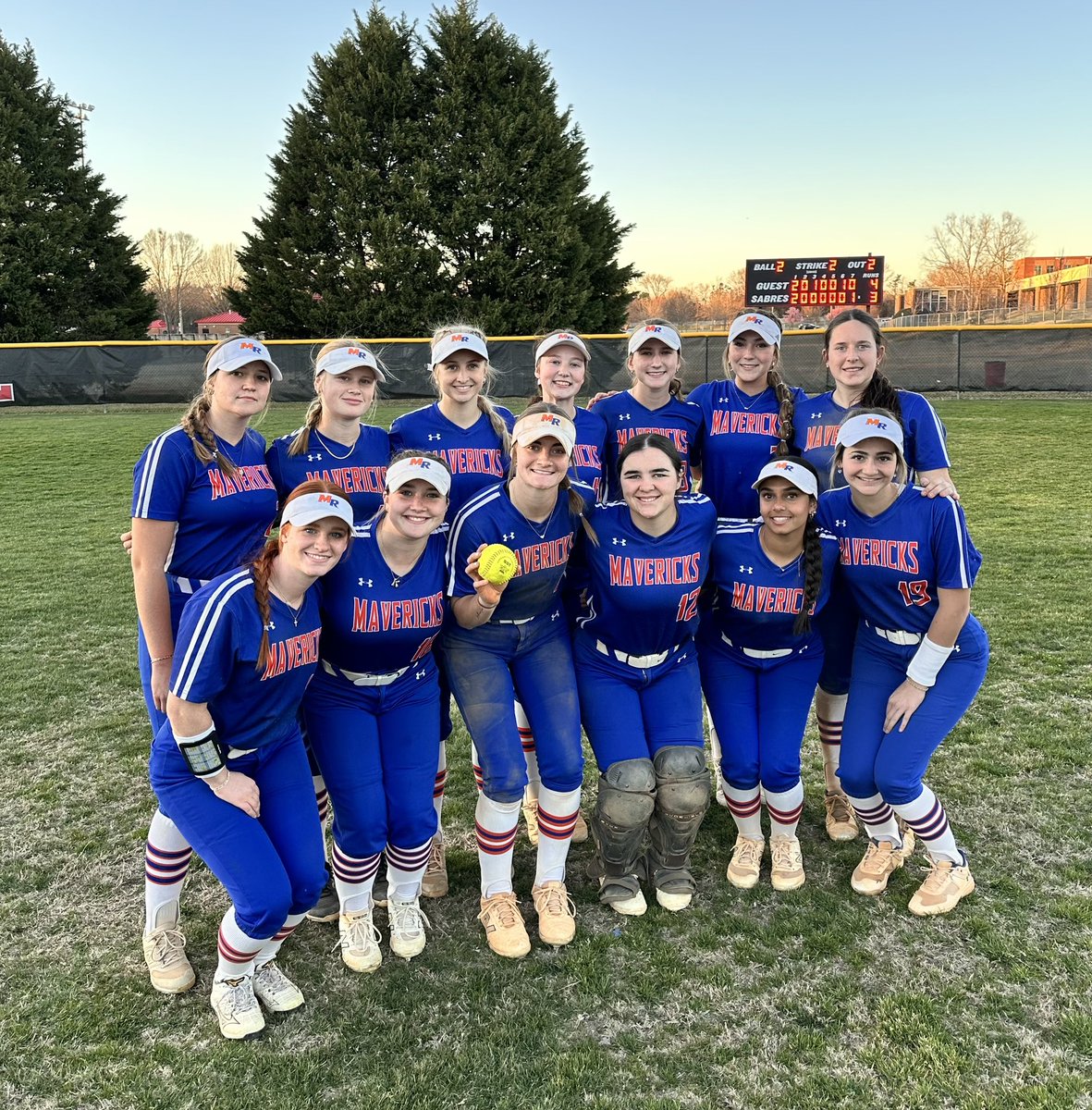 MRHS Softball (@mrhssoftball) on Twitter photo Win #2 of the season! 4-3 over South Meck. 🙌
Hits by <a href="/EllaTracy2025/">Ella Tracy</a> <a href="/LexiKirby2025/">Lexi Kirby</a> <a href="/Addisonstudney1/">Addison Studney</a> 💣
Complete game w/ 7Ks in ⭕️ for <a href="/phifer_anna11/">Anna Phifer</a> 🔥
Next game Wednesday vs Legion Collegiate @ home for JV & Varsity!! Win #2 of the season! 4-3 over South Meck. 🙌
Hits by <a href="/EllaTracy2025/">Ella Tracy</a> <a href="/LexiKirby2025/">Lexi Kirby</a> <a href="/Addisonstudney1/">Addison Studney</a> 💣
Complete game w/ 7Ks in ⭕️ for <a href="/phifer_anna11/">Anna Phifer</a> 🔥
Next game Wednesday vs Legion Collegiate @ home for JV & Varsity!!