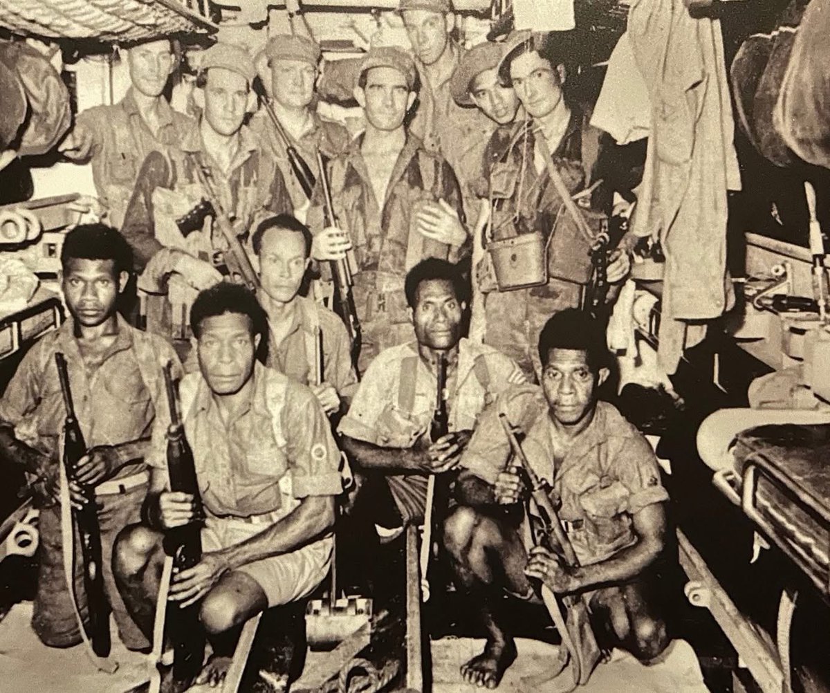 124 years of serving the nation 🇦🇺

Image: Australian and New Guinean soldiers with M Special Unit in submarine USS Dace — circa 1944. <a href="/CDF_PNGDF/">MAJ GEN Gilbert Toropo</a>